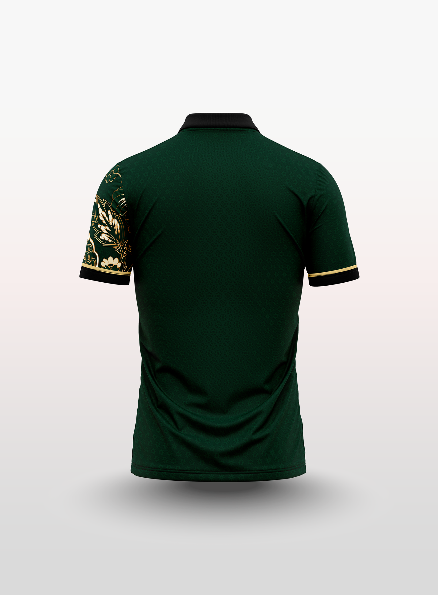 Polo Batik in Green