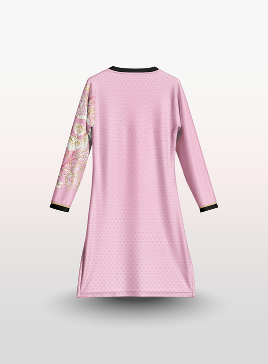 Muslimah Batik in Rose Gold