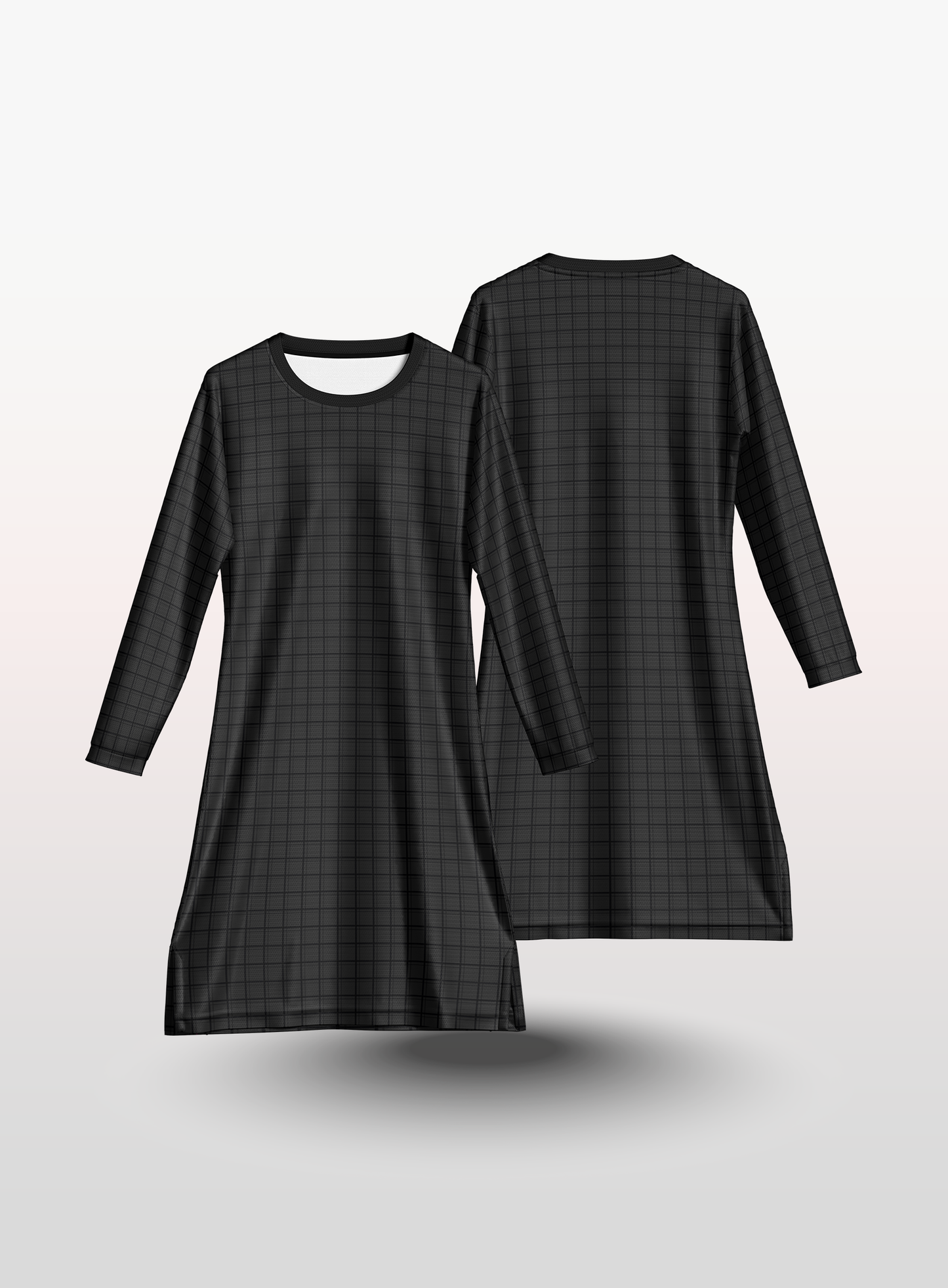 Muslimah Petak in Raven Black