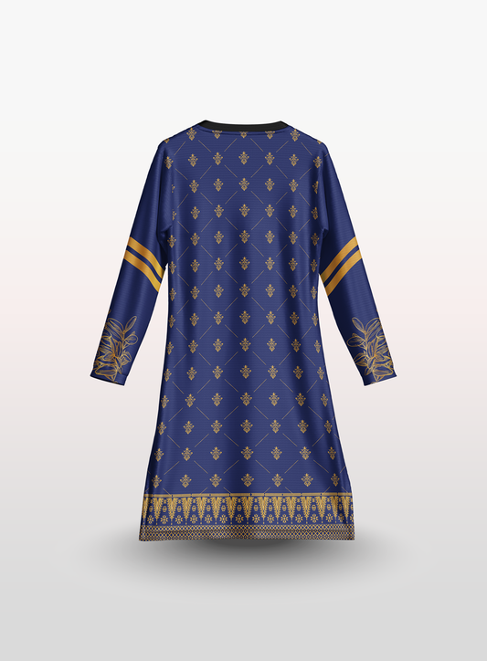 Muslimah Cempaka Songket in Blue