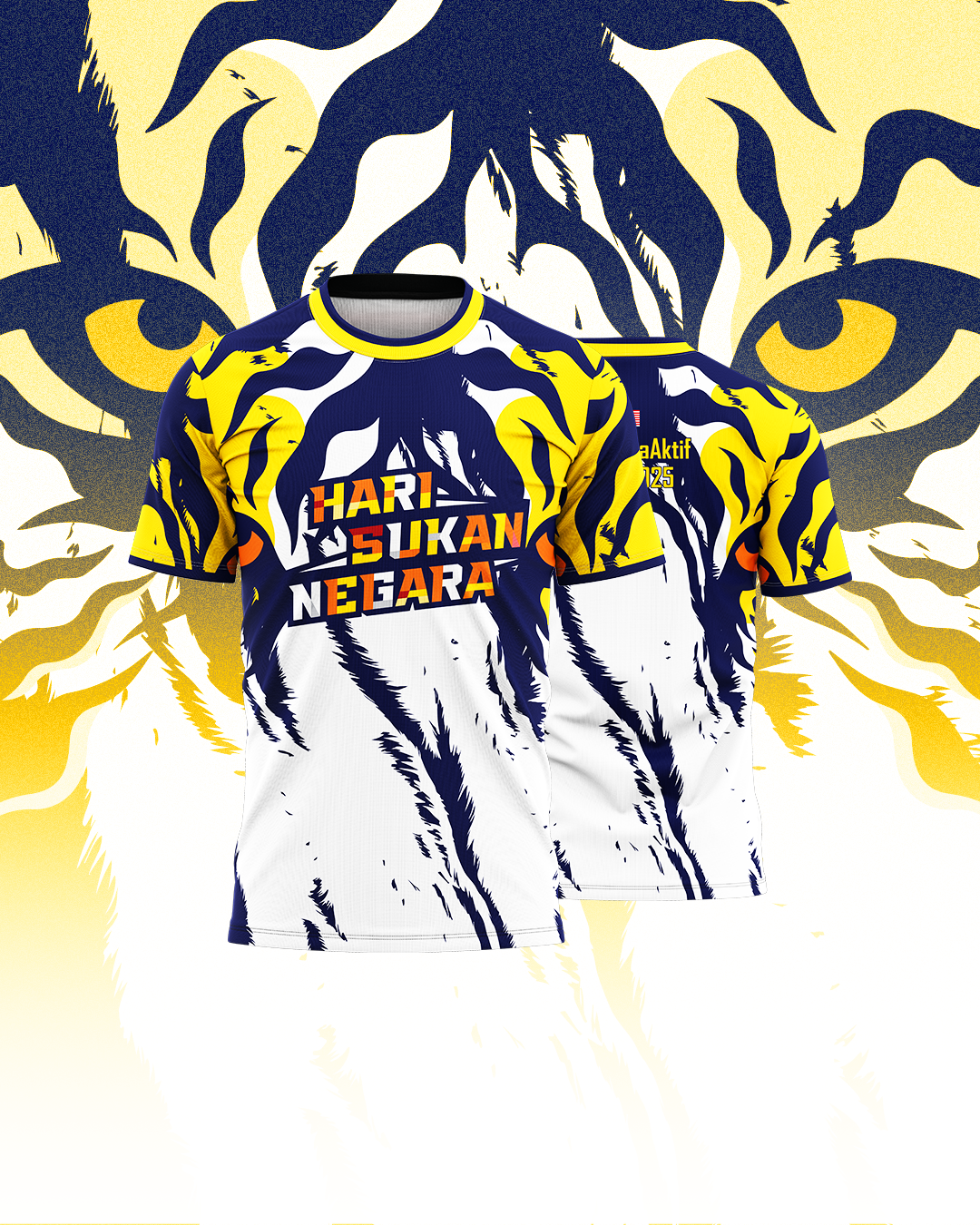 Hari Sukan Negara Shirt in White