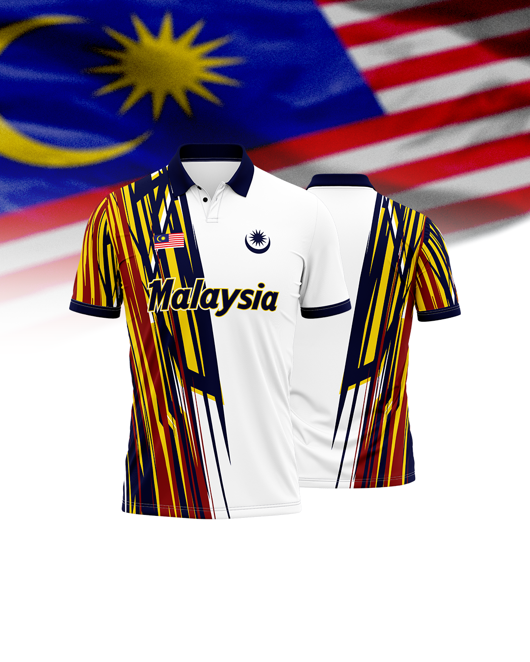 Polo Malaysia in White