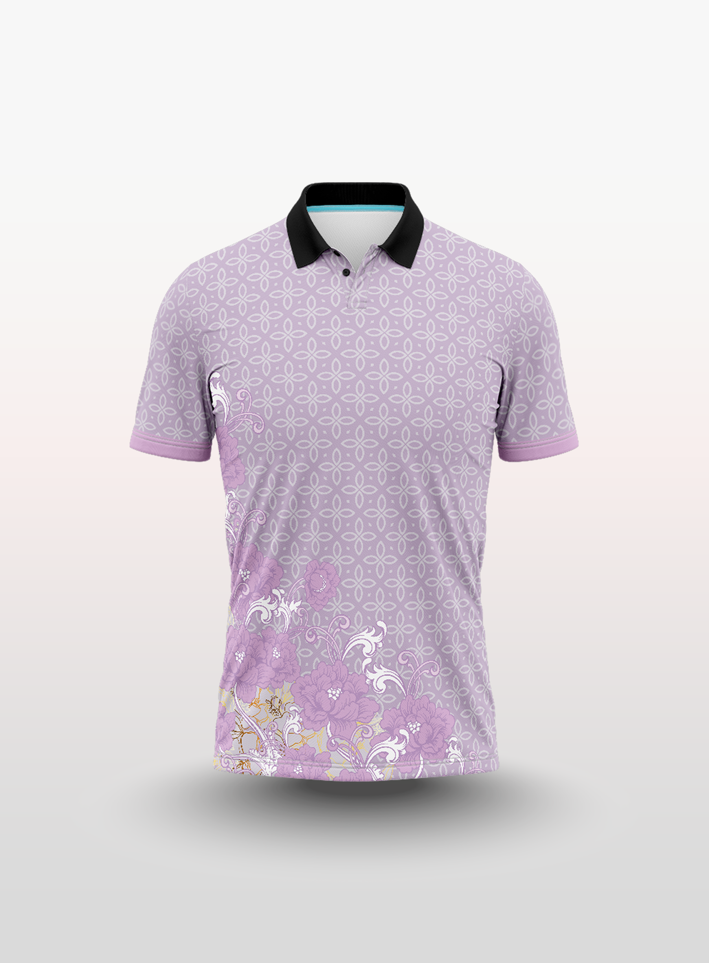 Polo Floral in Lilac