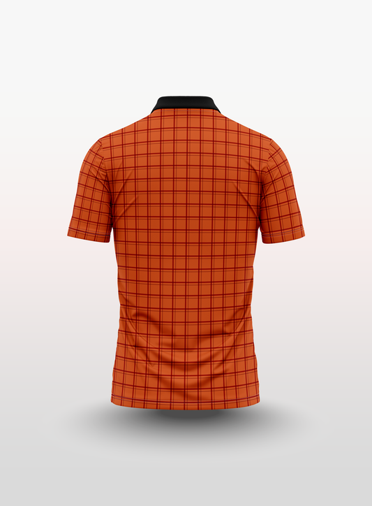 Polo Petak in Brick Orange