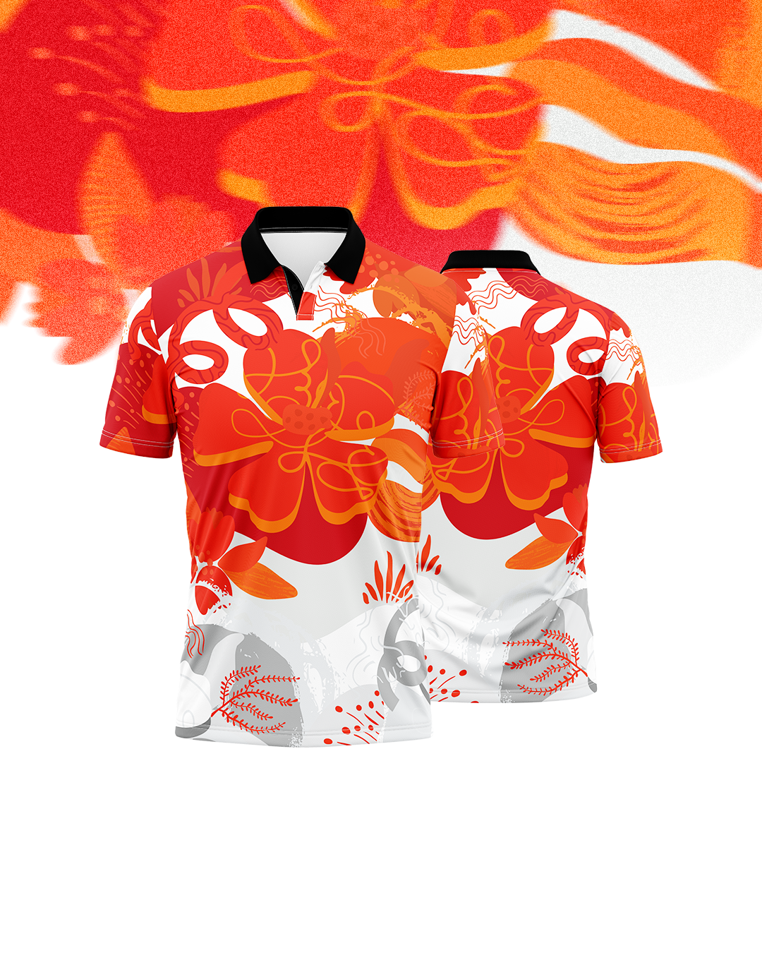 Polo Rafflesia in Orange