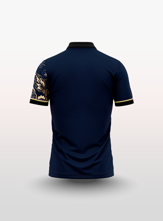 Polo Batik in Blue