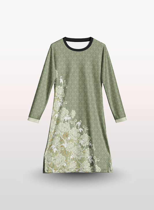 Muslimah Floral in Green