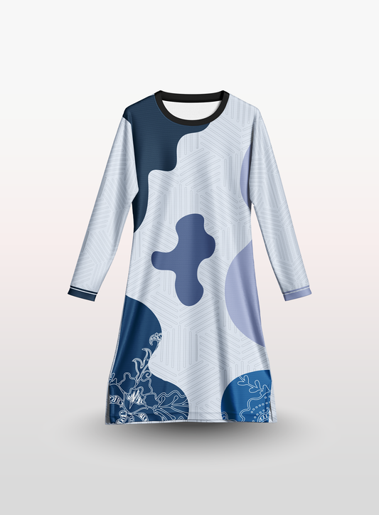 Muslimah Lunaria in Blue