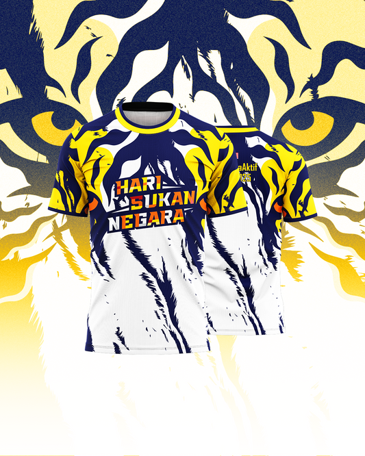 Hari Sukan Negara Shirt in White