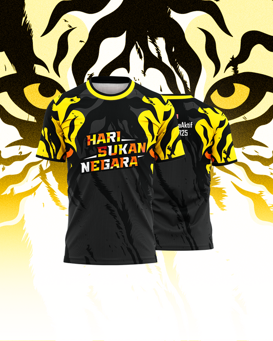 Hari Sukan Negara Shirt in Black