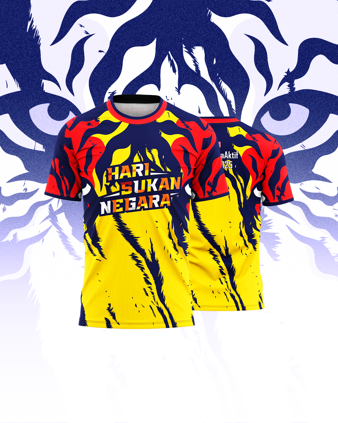 Hari Sukan Negara Shirt in Yellow