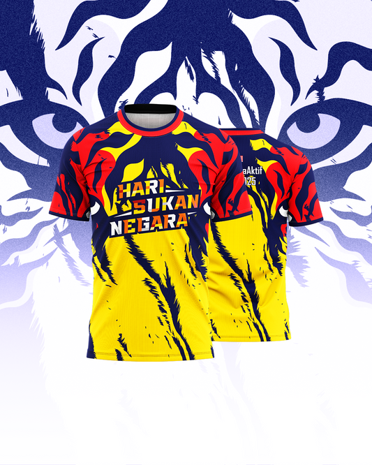 Hari Sukan Negara Shirt in Yellow