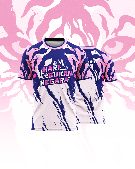 Hari Sukan Negara Shirt in Pink