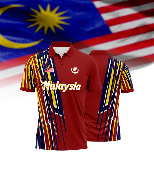 Polo Malaysia in Maroon